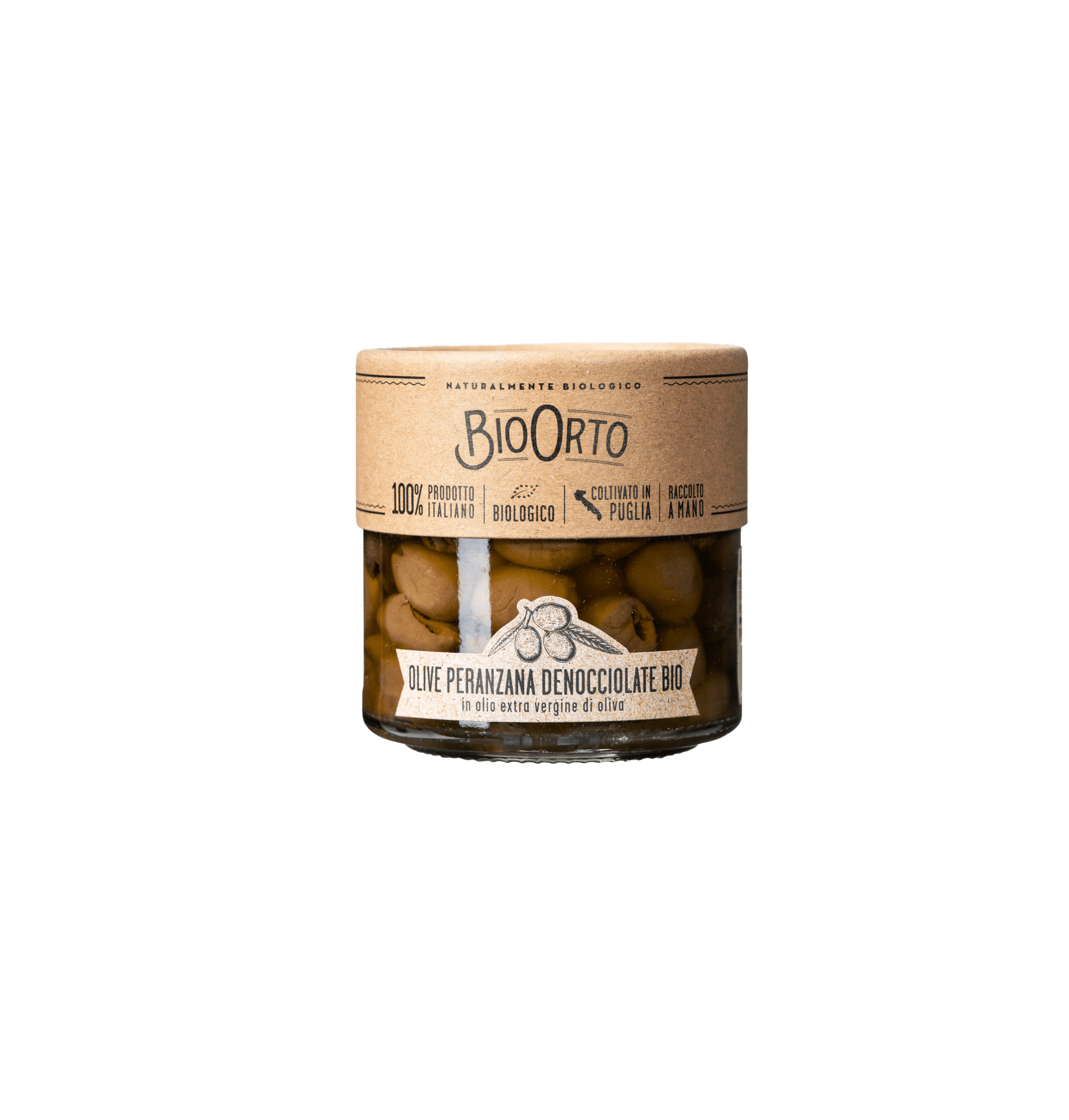 BioOrto ökoloogilised Peranzana oliivid õlis (kivideta) 190 g (12)