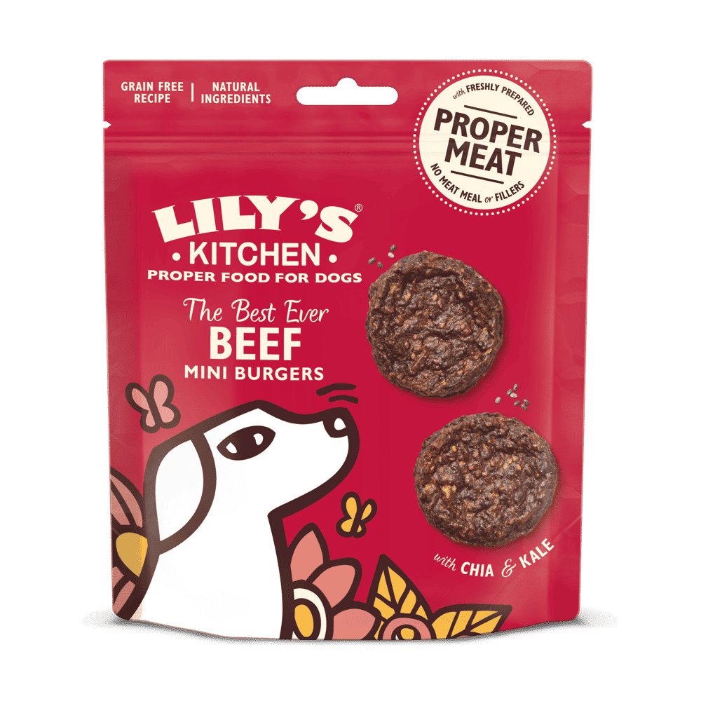 Lily’s Kitchen maiused koertele. Parimad loomaliha miniburgerid, peale 4. elukuud. 70g (8)