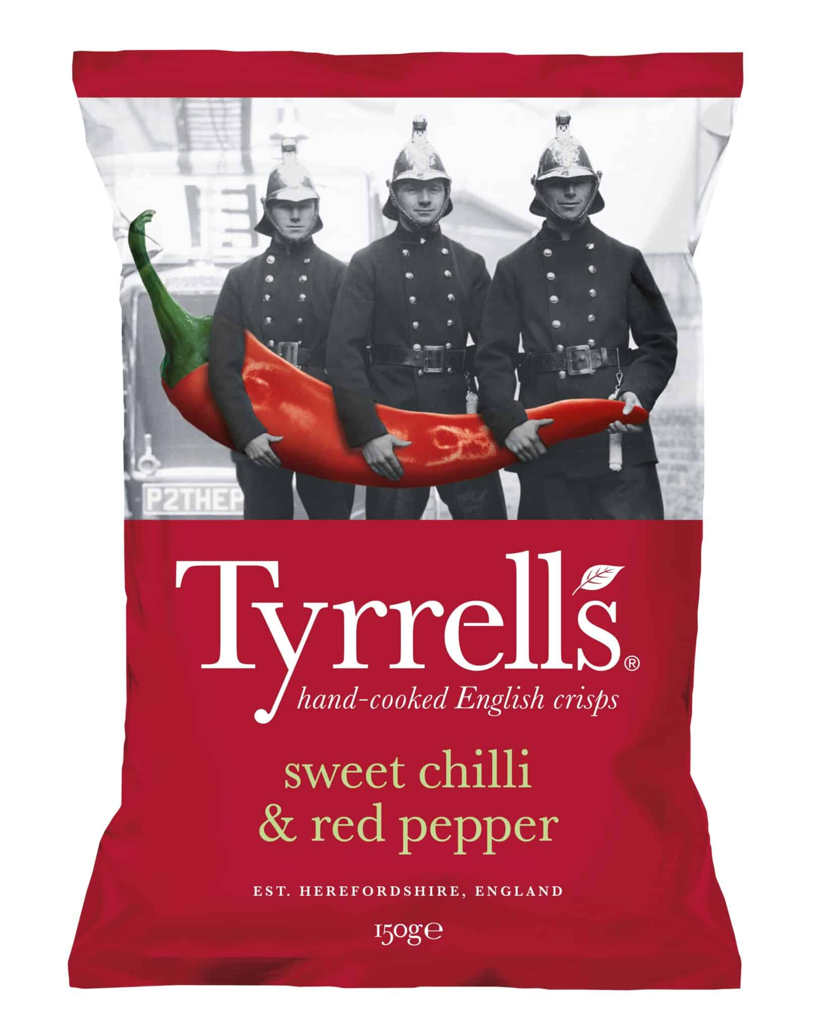 Tyrrell’s kartulikrõpsud magusa tšilli ja punase pipraga 150 g (12)