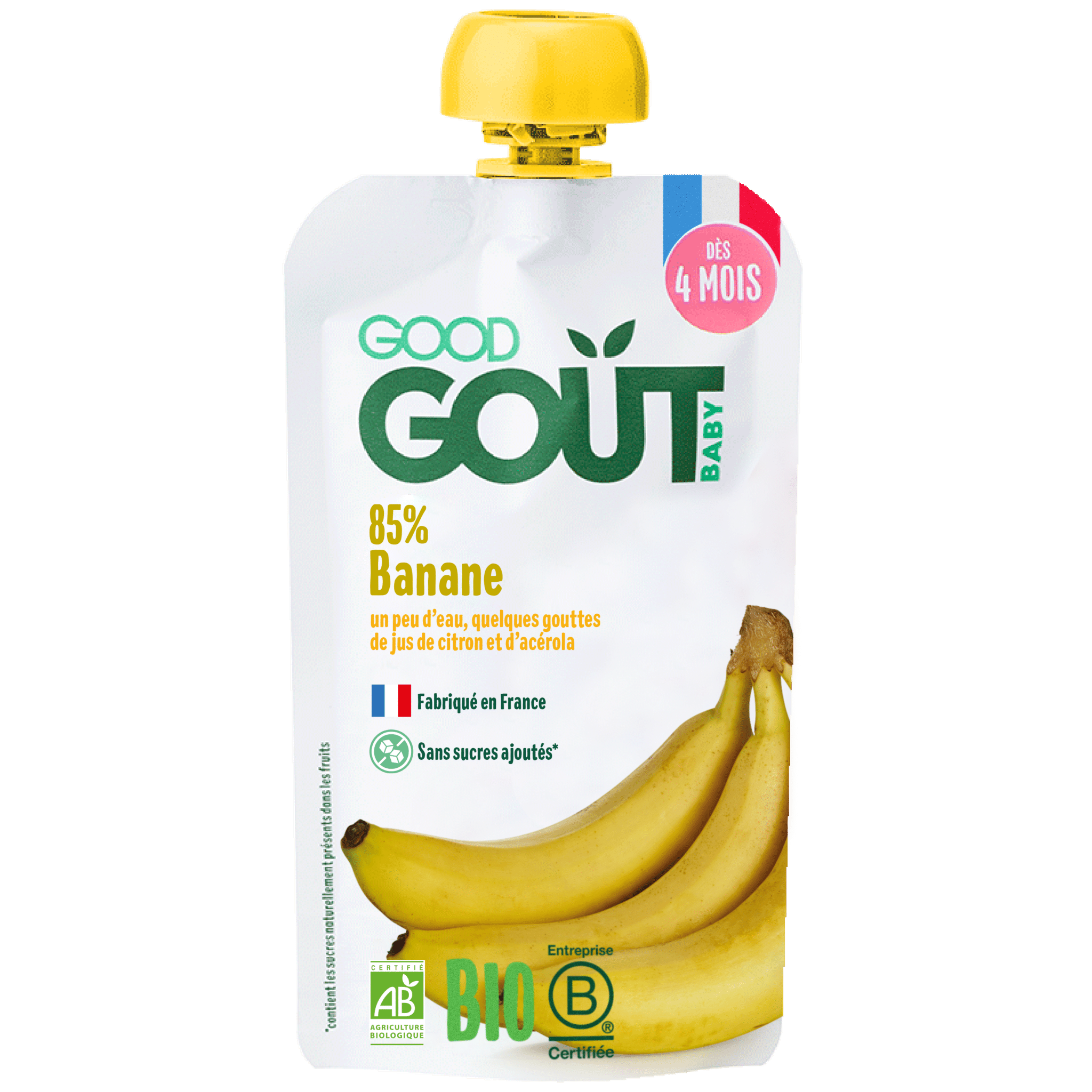 Good Gout öko banaanipüree, peale 4. elukuud 120g (10)