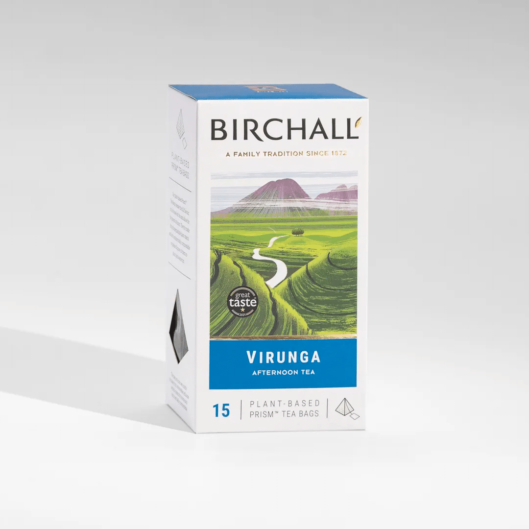 Birchall tee „Virunga Afternoon“ 37,5g (15pk x 3,12g püramiidpakid) (6) sort väl.