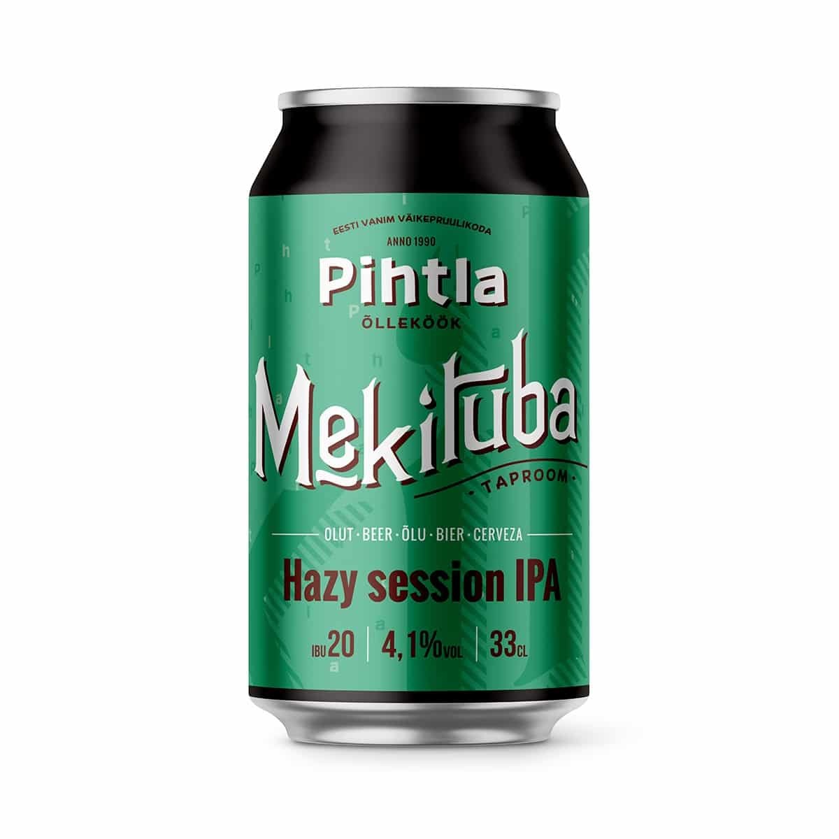 Pihtla käsitööõlu “Mekituba” Hazy session IPA 330 ml purk 4,1% (12)