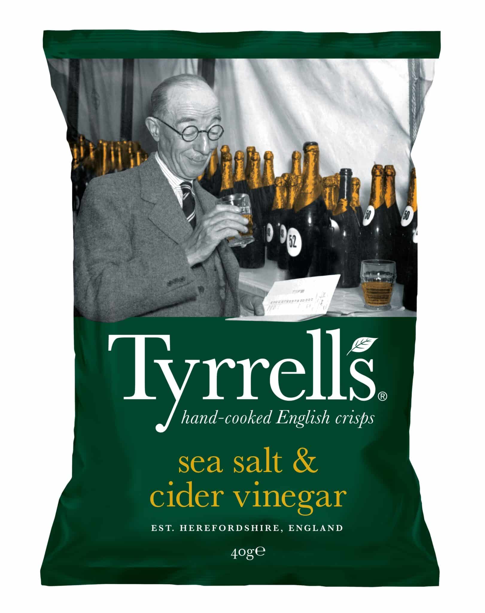 Tyrrell’s kartulikrõpsud siidriäädika ja meresoolaga 40 g (24)
