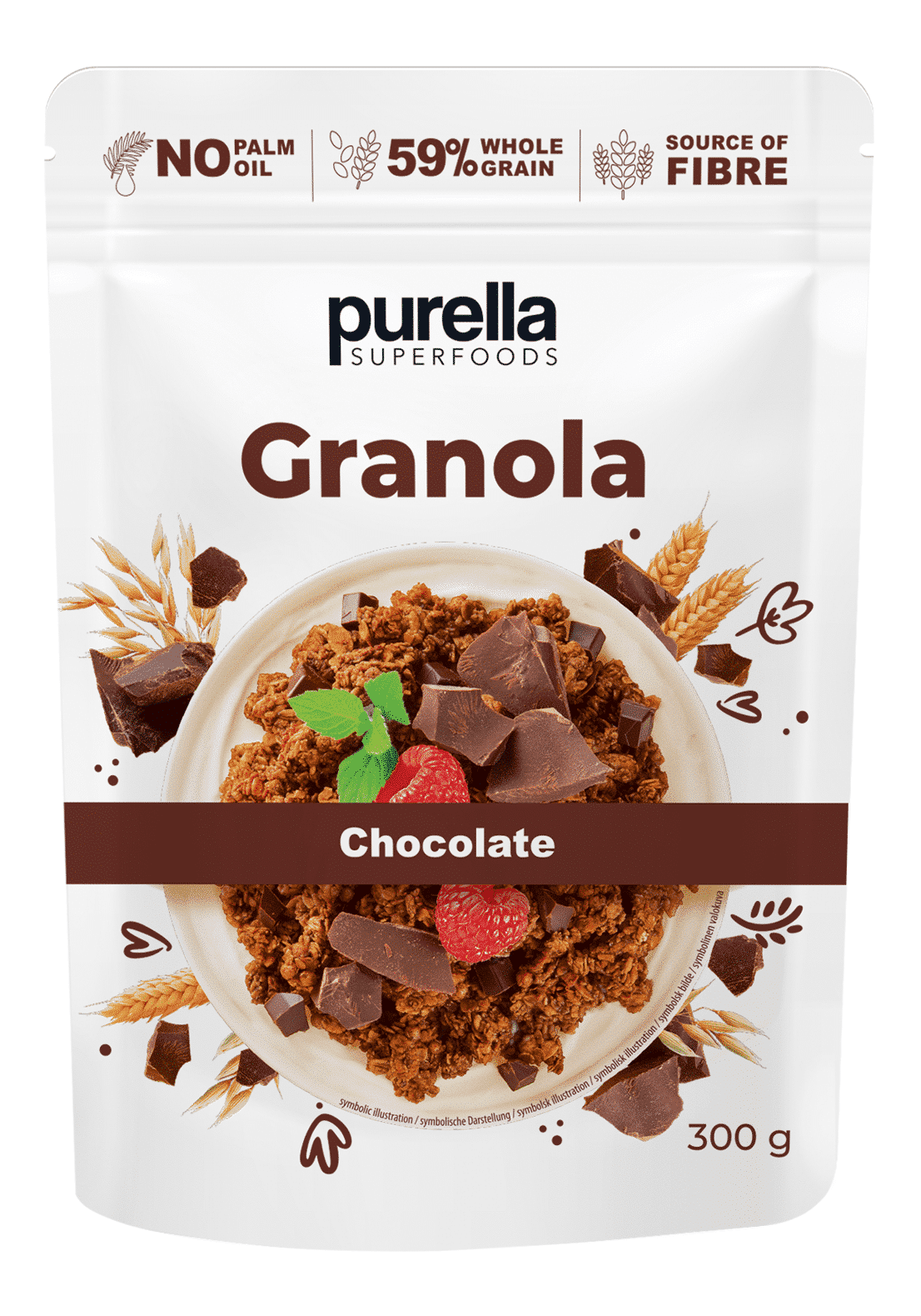 Purella Granola Chocolate 300g (16)