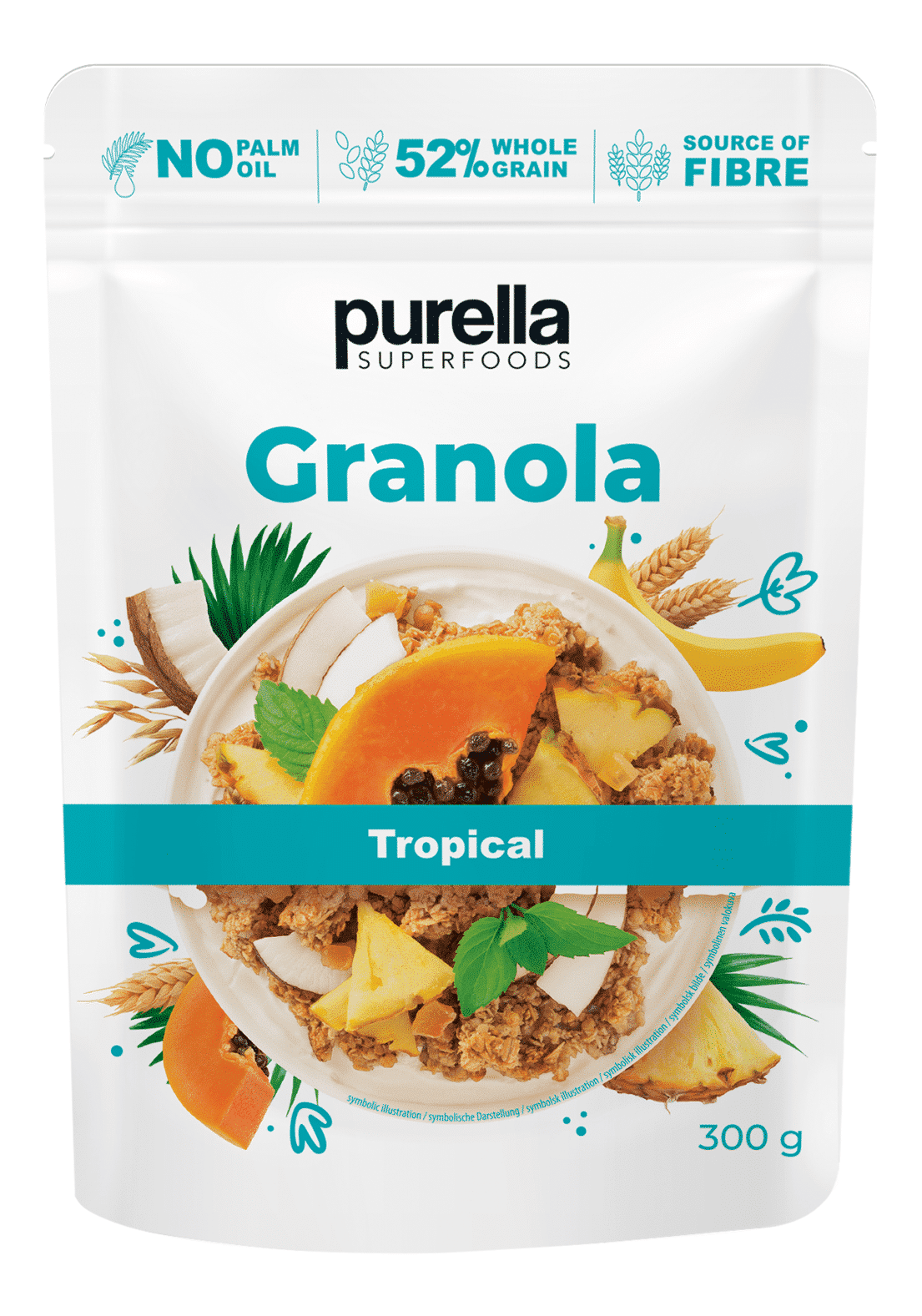 Purella Granola Tropical 300g (16)