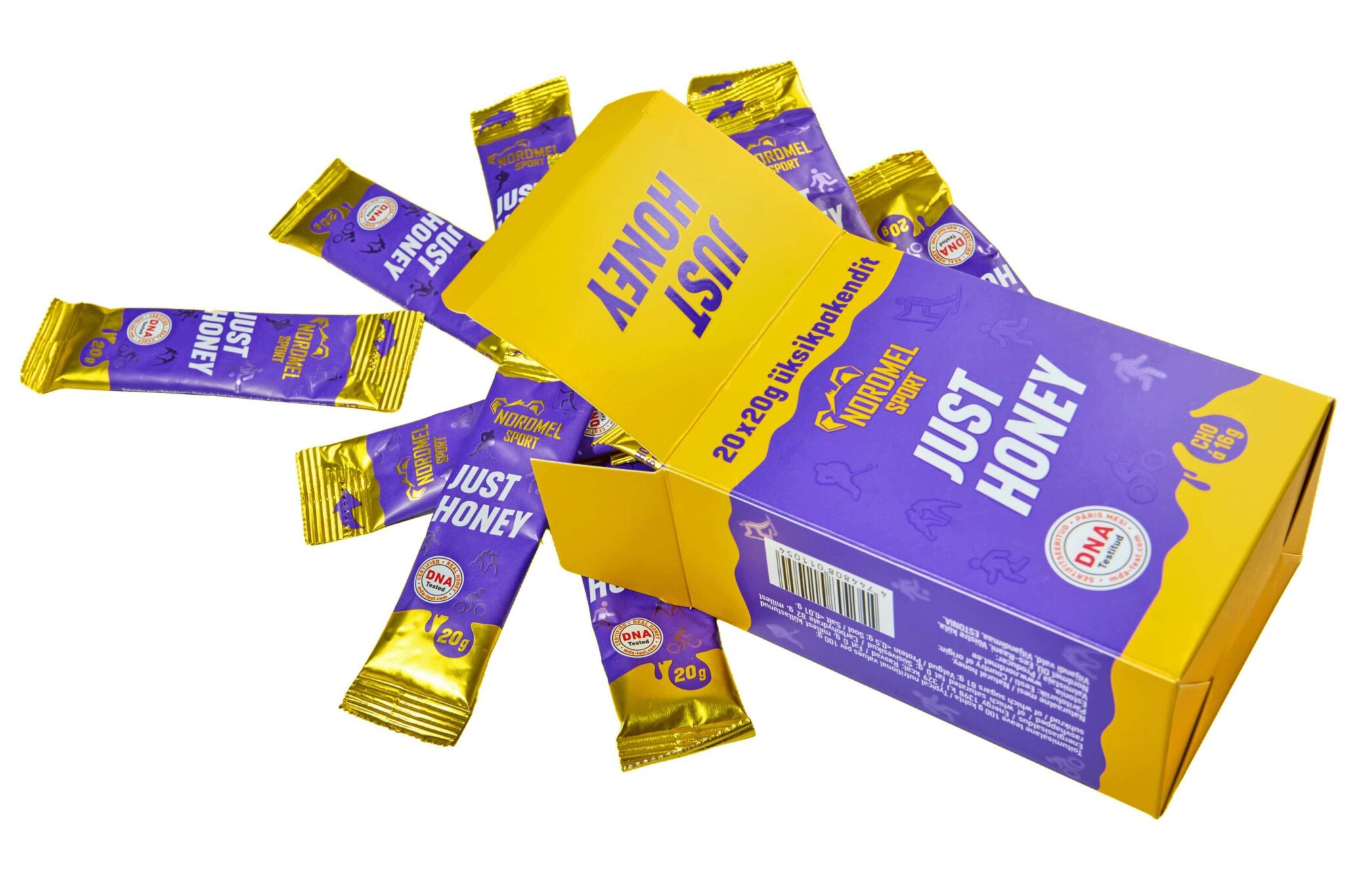 Nordmel Sport Just Honey mesi 20 x 20g karp